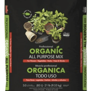 Bag of organic all-purpose potting mix